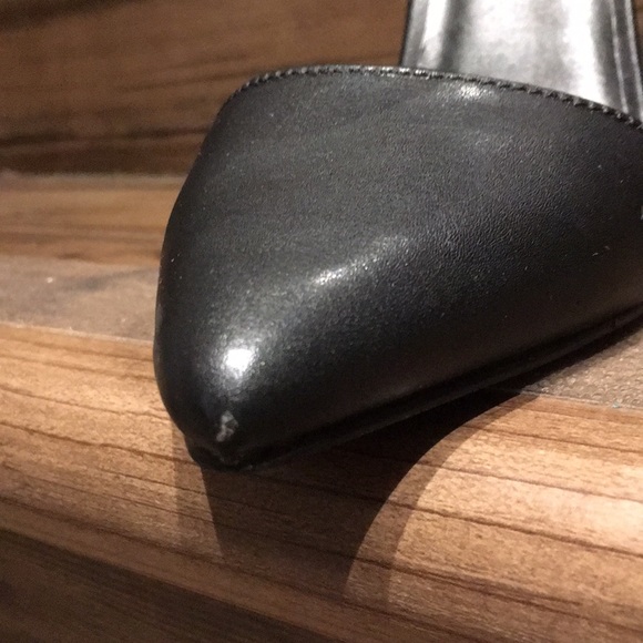 Call it Spring Black Pointed Toe Heels Size 6 - Picture 3 of 8